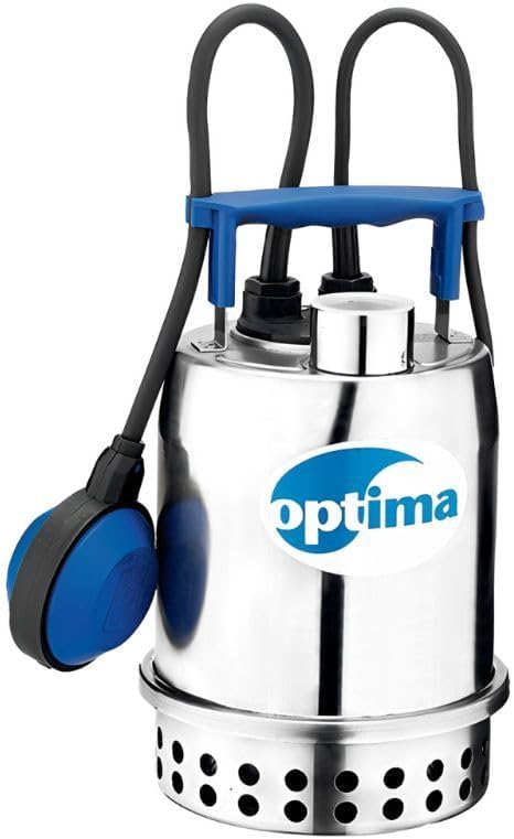 Ebara Pompes submersibles, 0,25 kW, 220 V, Gris/Blanc, Pompe eau claire OPTIMAMA jusqu'à 9 m3/h monophasé