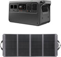 DJI groupe électrogène, 1024 Wh, 2600 W, 120 W, Noir/Gris, 1 panneau solaire de (Zignes), générateur électrique pour camping