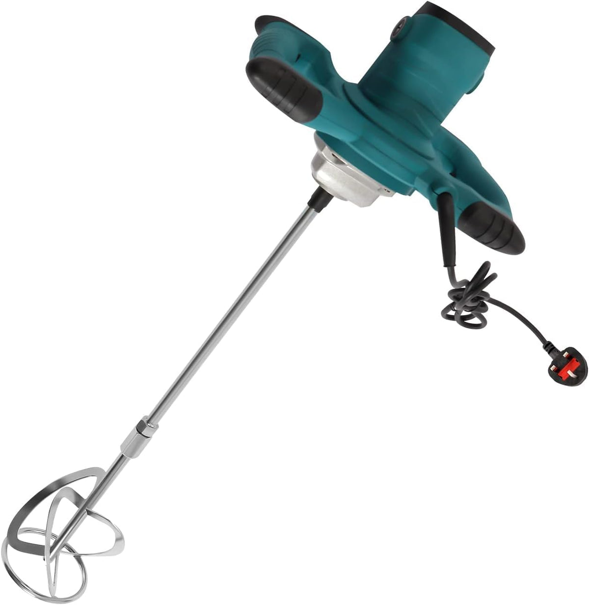 Malaxeur Outils à béton, 2100 W, Vert, Électrique, Moteur Tout Cuivre, 6 Vitesses Réglables pour Béton, Peinture et Plâtre