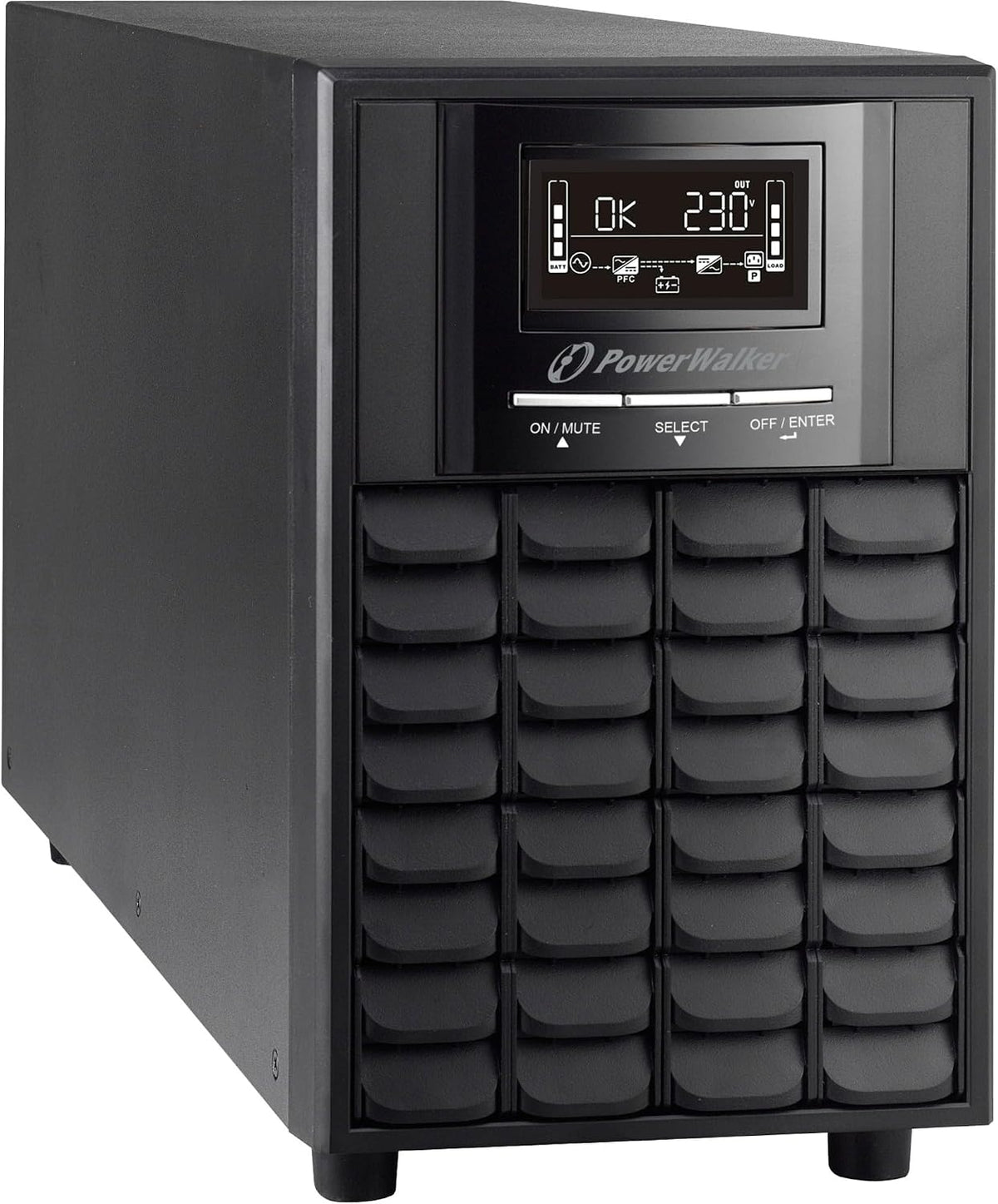 PowerWalker onduleur, 1400 W, Noir/Gris
