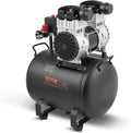 VEVOR Compresseurs d'air, 2 CV, 40 L, 220 V, 1,25 kW, acier, Noir/Gris, Compresseur d'Air sans Huile, Réservoir Acier